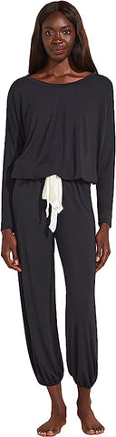 Amazon Eberjey Gisele Modal Women's Pajama Slouchy Set | Long Sleeve Top w Scoop Neckline