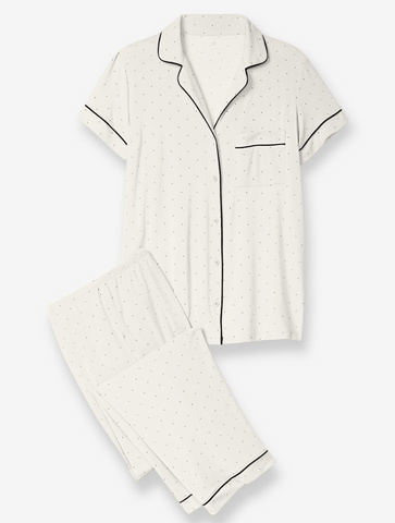 Tommy John Women's Short Sleeve Top & Pant Pajama Set