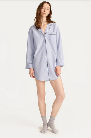 J. Crew End-on-end cotton nightshirt