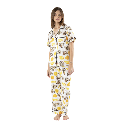Katie Kime THE WORLD IS YOUR OYSTER PAJAMA PANTS SET