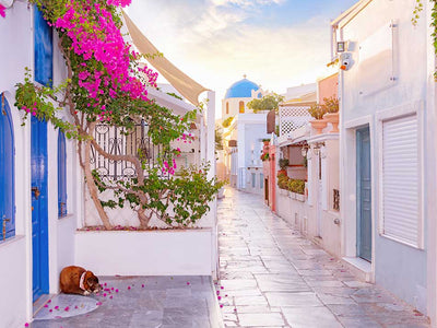 santorini-villages