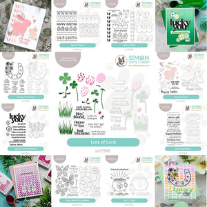 New Stamps and Dies, Spring Flowers, Easter Bunny Good Luck, You're a Gift, Love and Hugs Dies and Stamps  for Card Making, Scrapbooking, Paper Crafting - KK Moonlighting - Stamps And Dies For Card Making