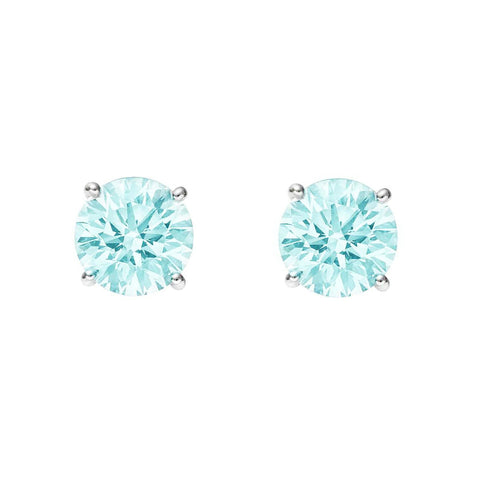 Sky Blue Topaz Stud Earrings by Augustine Jewels