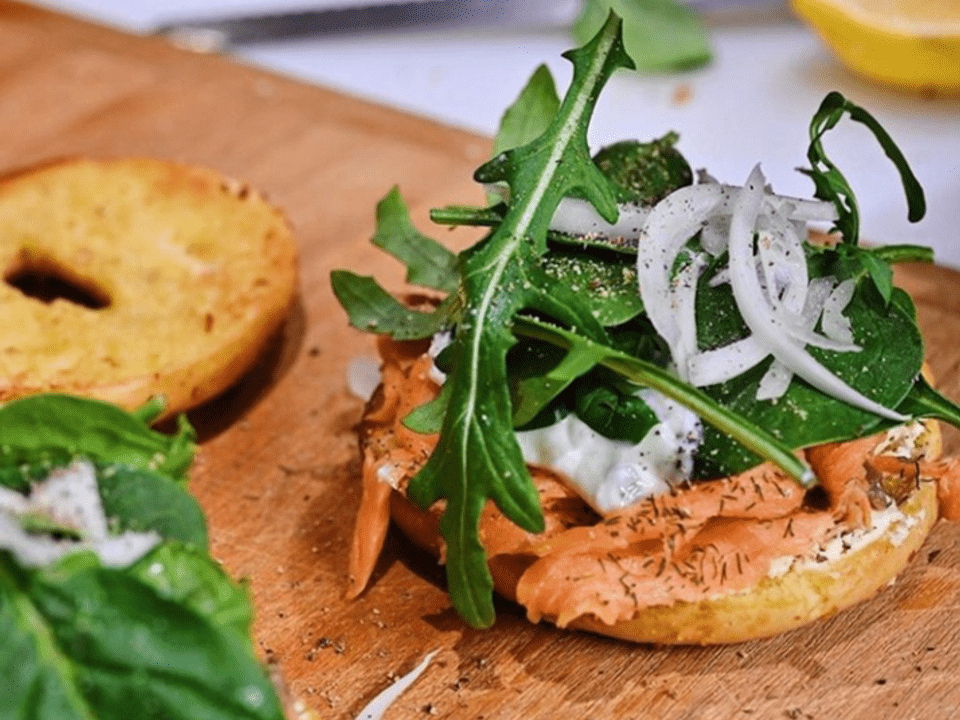 Smoked Salmon Bagel by Choice Cuts Goods + Coffee