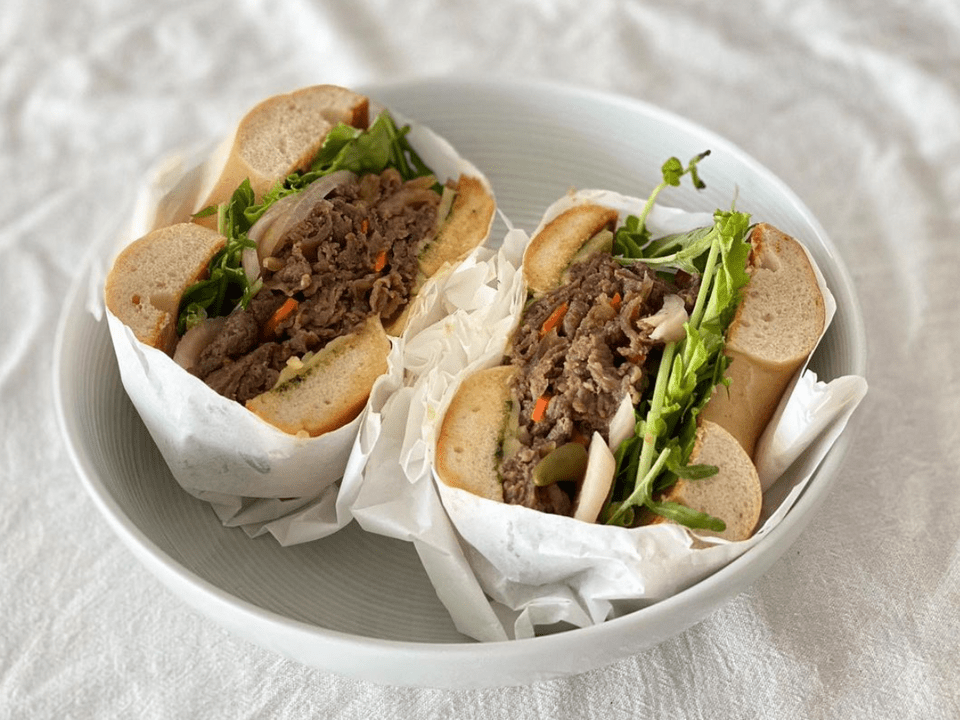 Bulgogi Bagel by Kong Cafe 