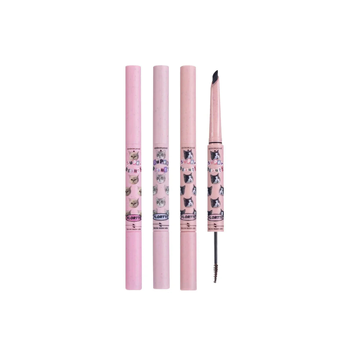 Flortte double-headed Eyebrow Pencil Brown Mascara
