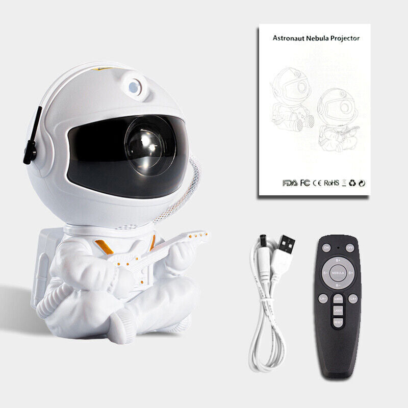 Astronaut Starry Star Galaxy Projector Night Lights Space Nebula Xmas W/Remote