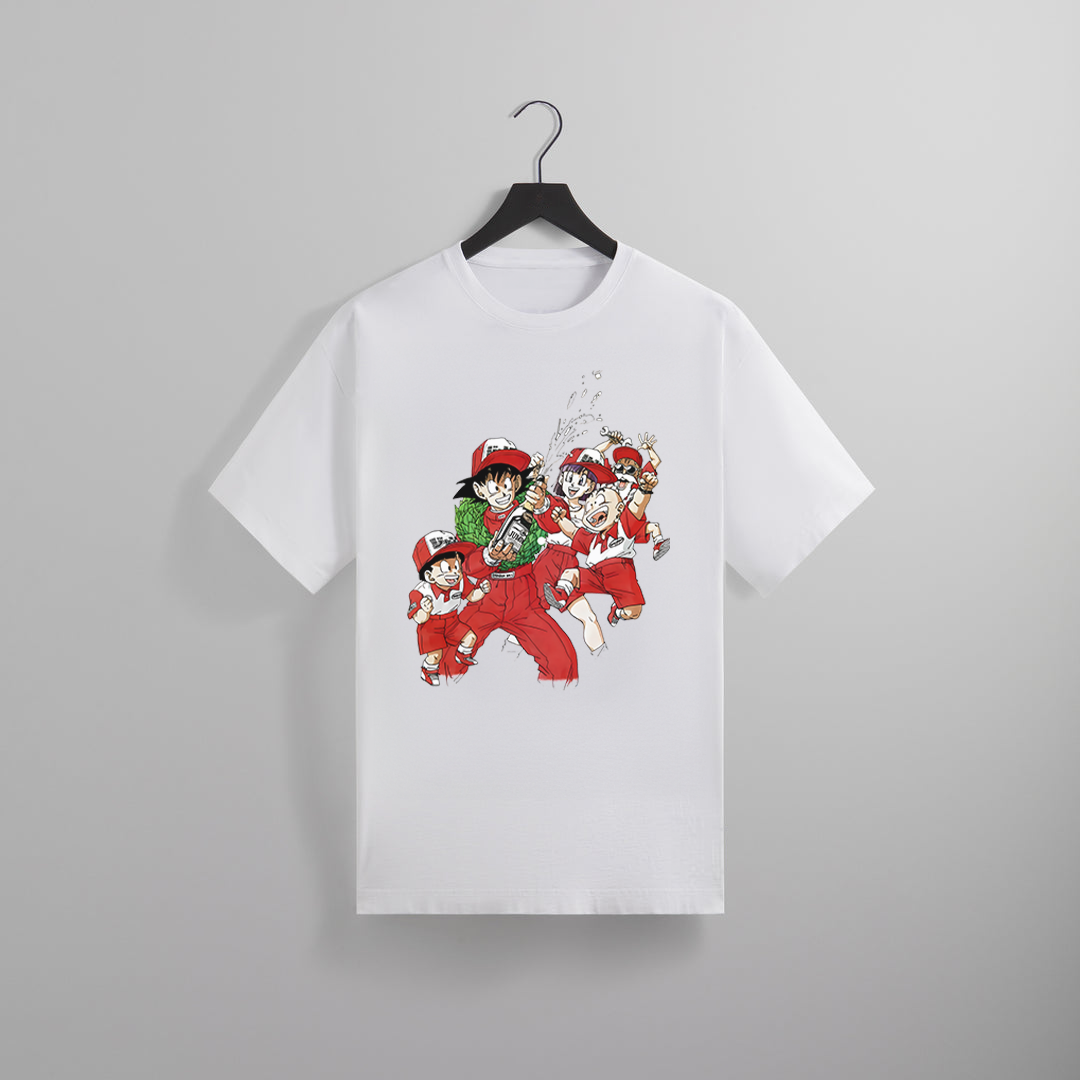 DBZ F1 TEAM GRAPHIC T-SHIRT WHITE - STREETWEAR