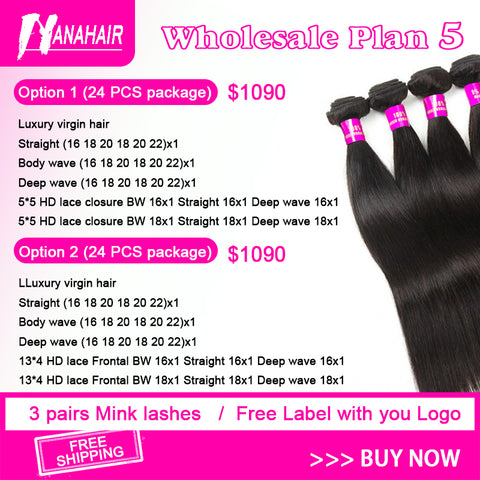 Luxury Virgin Raw Hair Bundles Wholesale