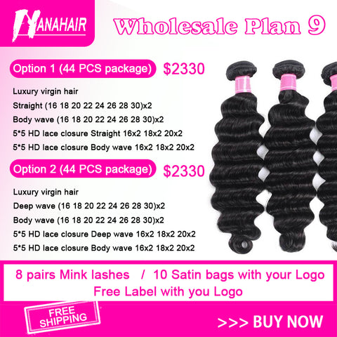 Luxury Virgin Raw Hair Bundles Wholesale