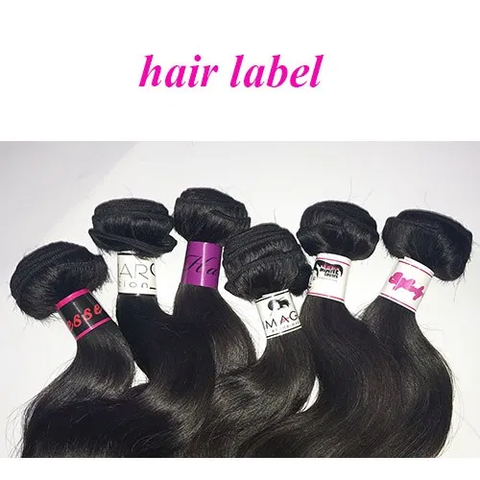 Customized Logo Hair Label Wrap