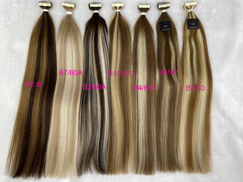 Straight Hair Tape-In Extensions