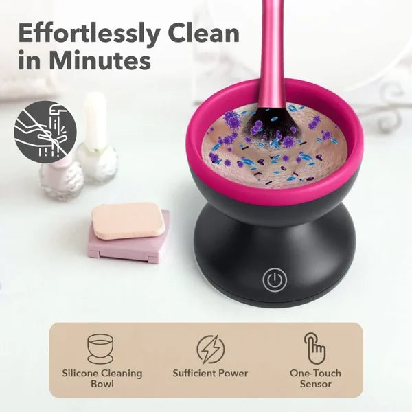 Electric Makeup Brush Cleaner - Vintage Stitch product image