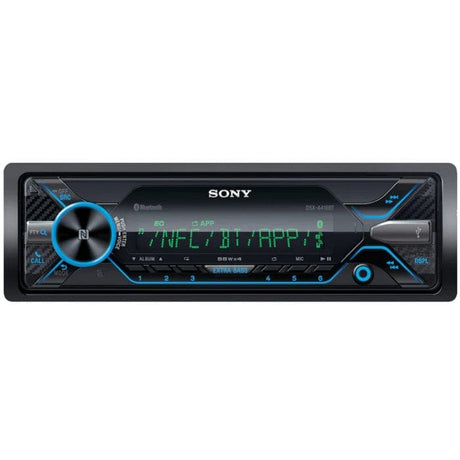  Sony DSX-A410BT Single Din Bluetooth Front USB AUX Car Stereo  Digital Media Receiver Bundled with Earbuds (No CD Player) : Electronics