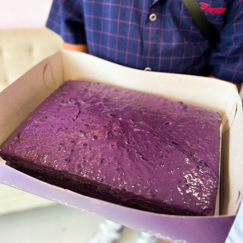 Purple yam cake by Purple Cake Shop