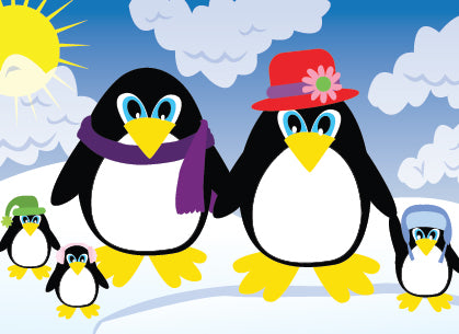 Thumbnail for Happy penguins skin