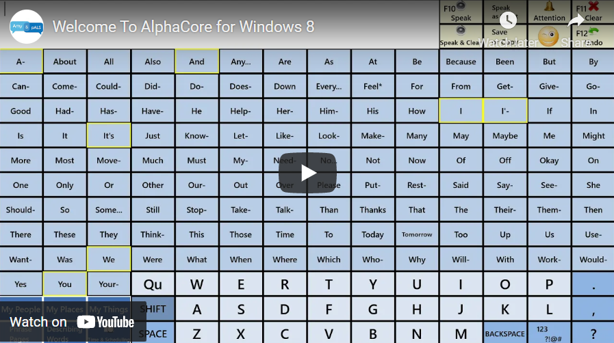 AlphaCore Video Overview - Keyboards