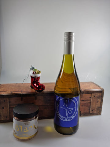 Radschläger-Wein im Geschenkkarton weihnachtlich