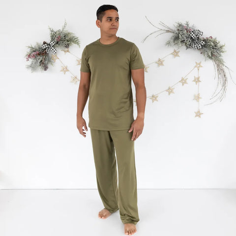 LESSLESS – Men pajama set in black – LESSLESS LLC