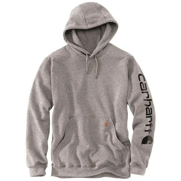 Carhartt®Midweight Signature Sleeve Logo Hooded Sweatshirt – B&H Canvas