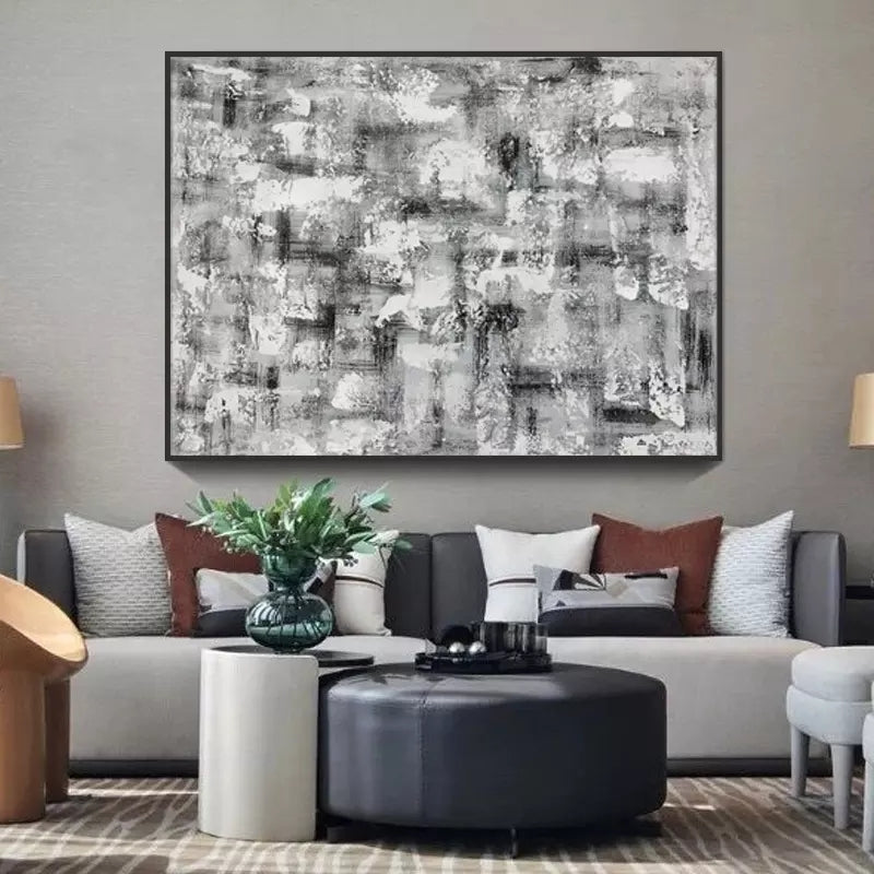 Highly Possible, Black And Silver / 60x90cm