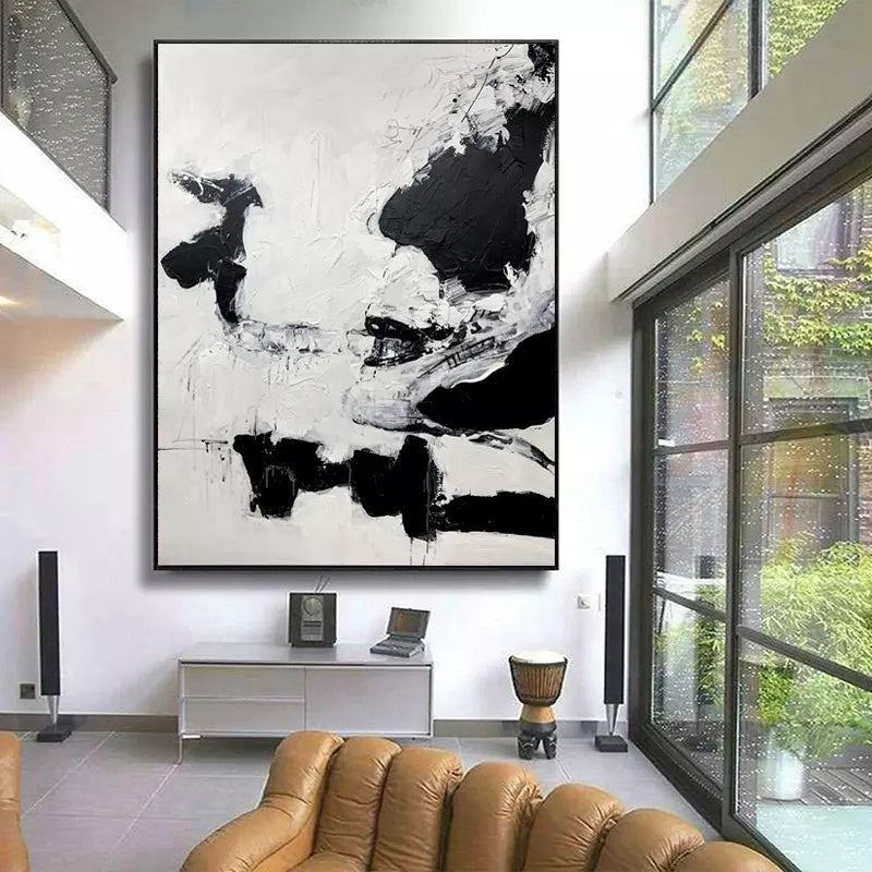 Appreciation, Black And Silver / 90x120cm