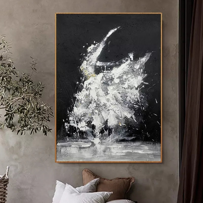 She Is A Dancer 2, Black And Golden / 120x180cm