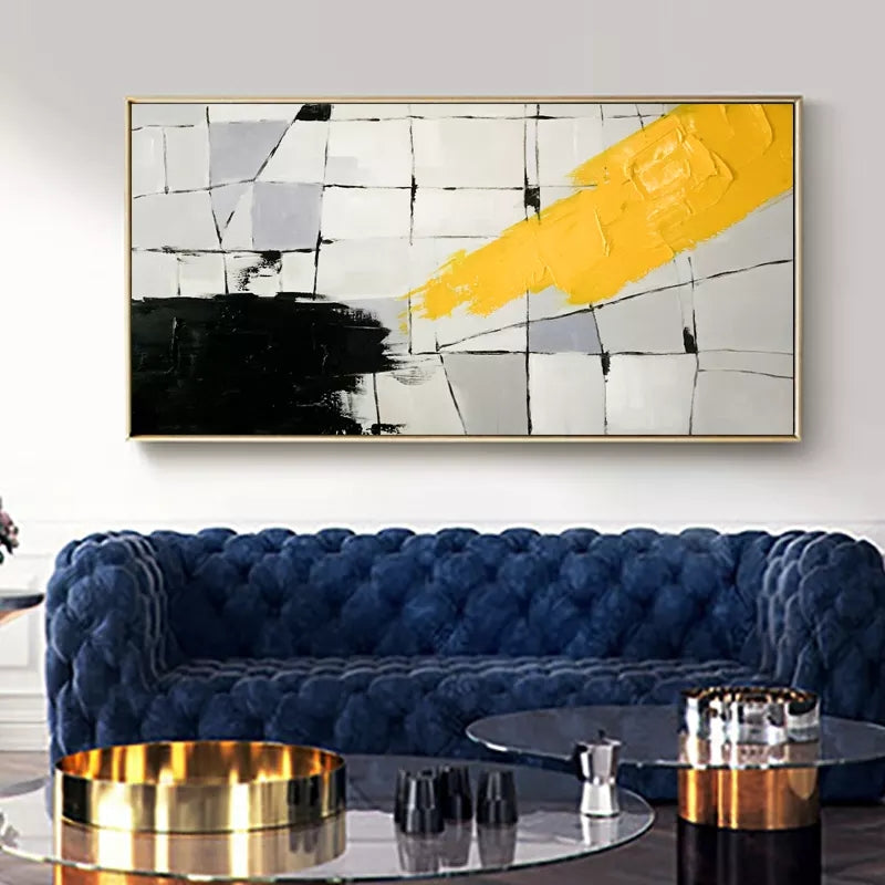 Singing Goodness, Black And Golden / 140x280cm
