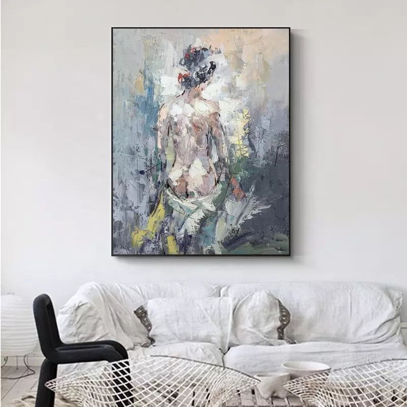 Woman In Me 1, Black And Golden / 75x100cm