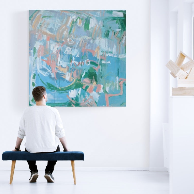 Pleasure, Rolled Canvas / 150x150cm