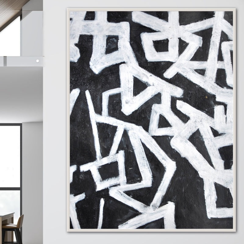 Oriental Elegance: Exploring The Beauty Of Eastern Inspiration, Black And Silver / 90x120cm