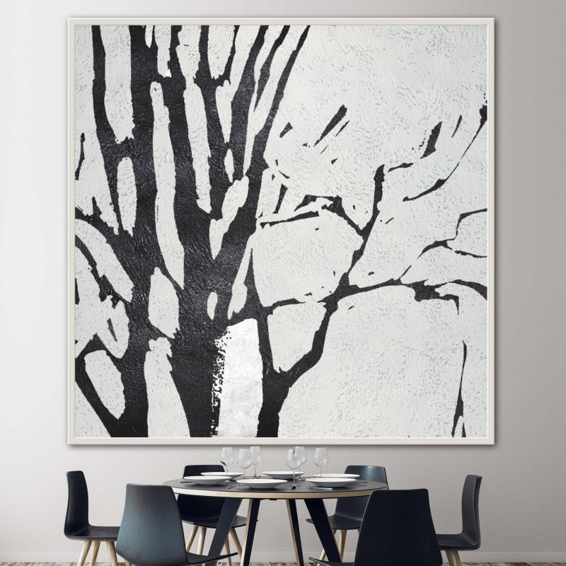 Cedar, White / 150x150cm