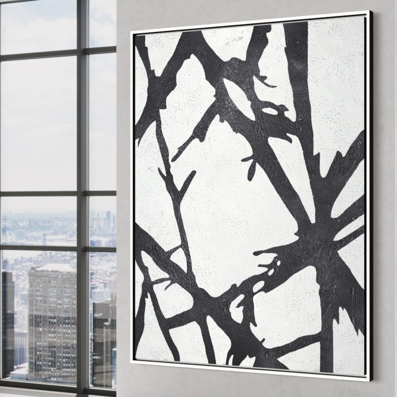 Branches, Champagne / 60x90cm