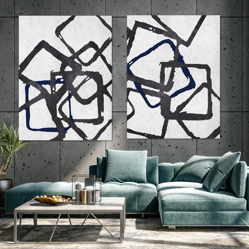 Interchange Set, Champagne / 60x90cm / 60x90cm