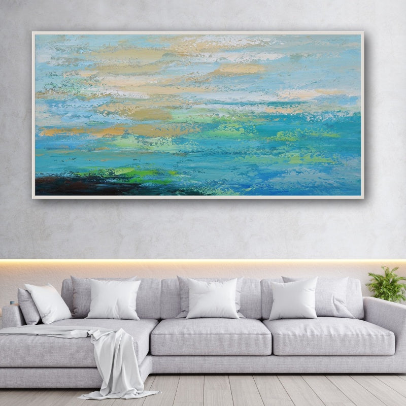 Promise Of A New Dawn, Champagne / 140x280cm