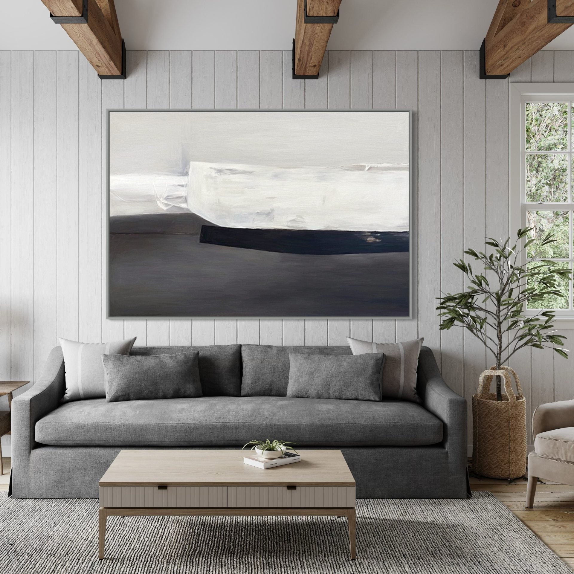 Cliffs, Rolled Canvas / 75x100cm