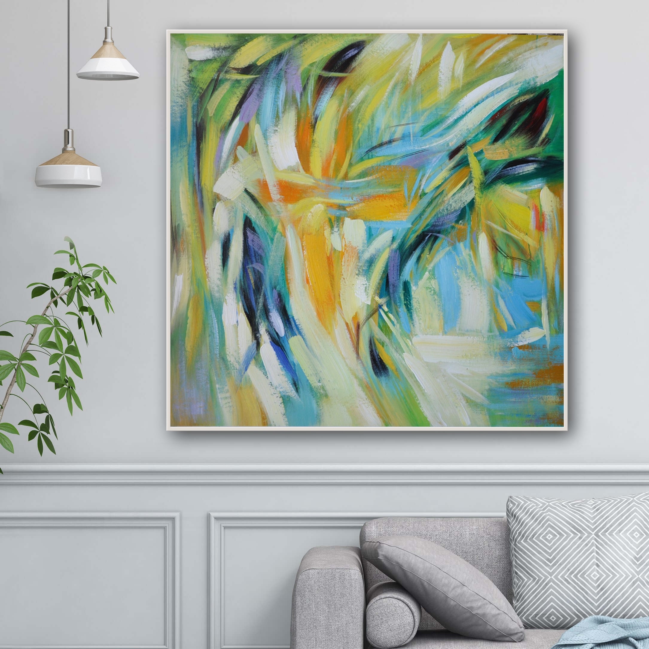 Glory, Rolled Canvas / 70x70cm