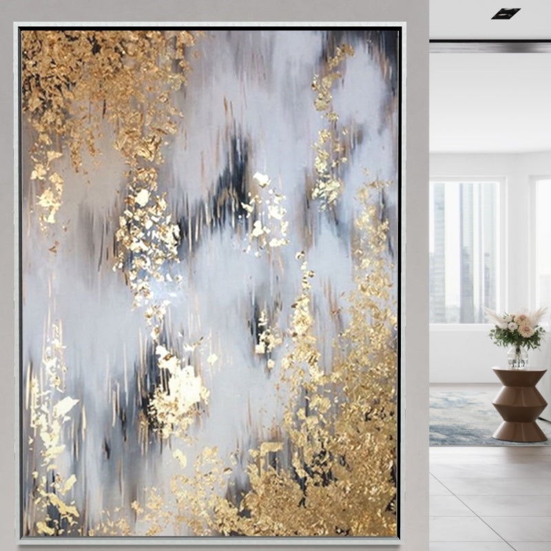 Earthly Paradise, Black And Golden / 60x90cm