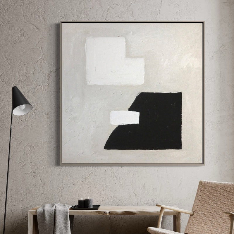 Japandi 5, Rolled Canvas / 120x120cm