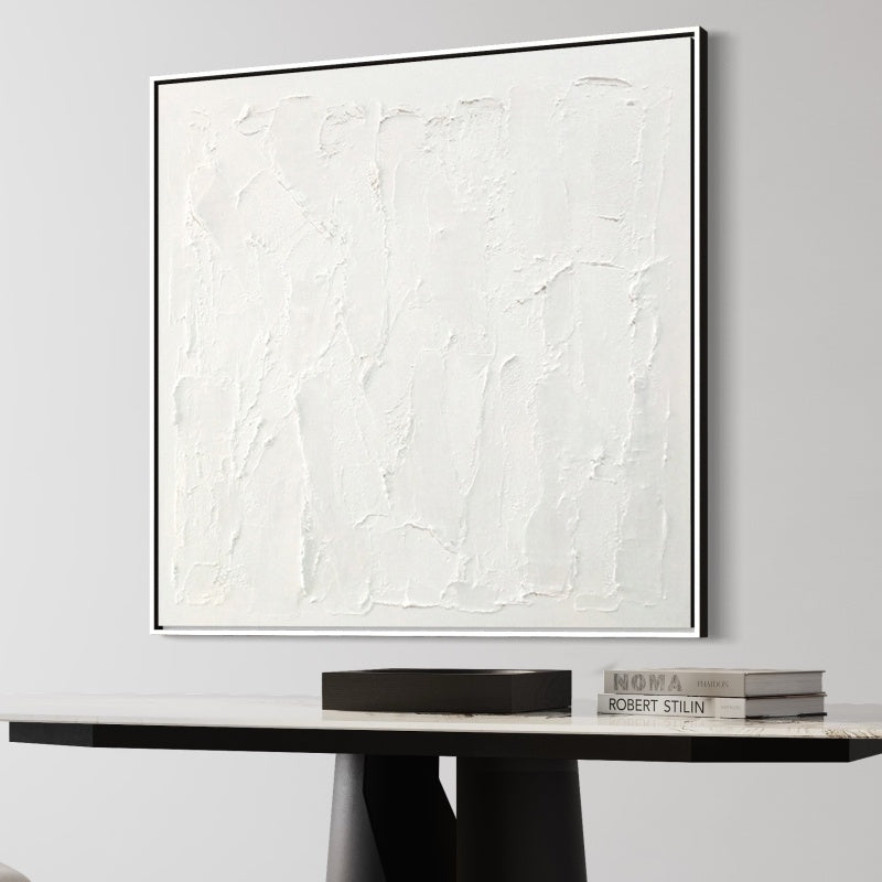 White, White / 120x120cm