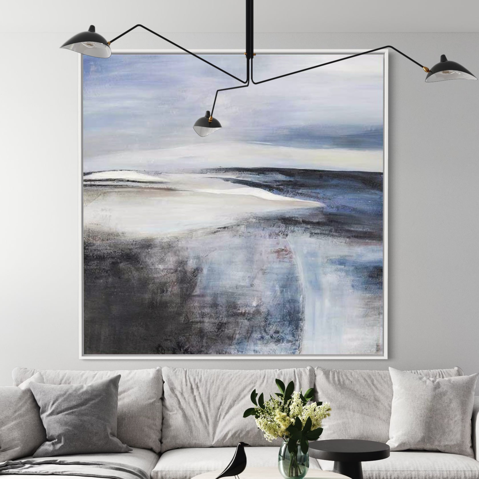 When The Mountains Call..., Rolled Canvas / 150x150cm