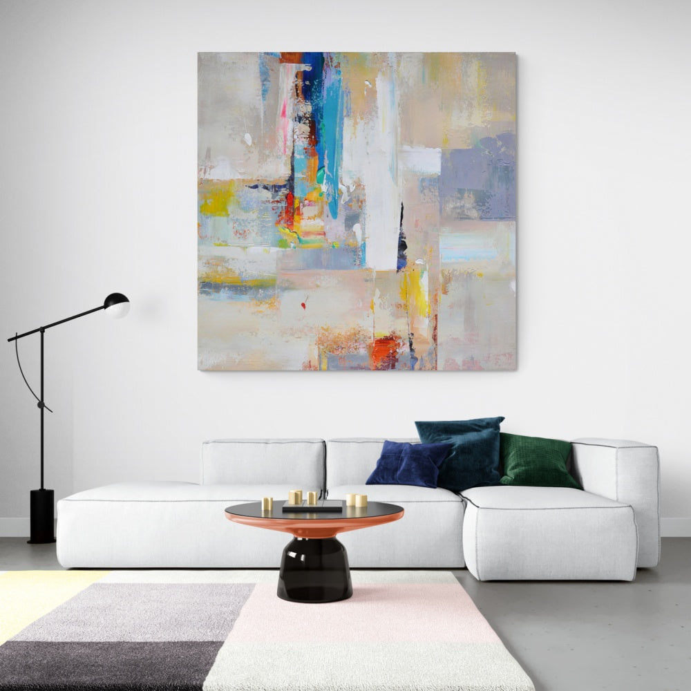 Favorite Walks, 120x120cm / Rolled Canvas