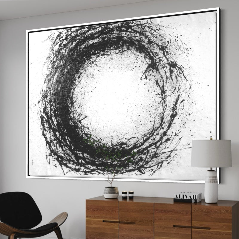 Mindscape, Black / 60x90cm