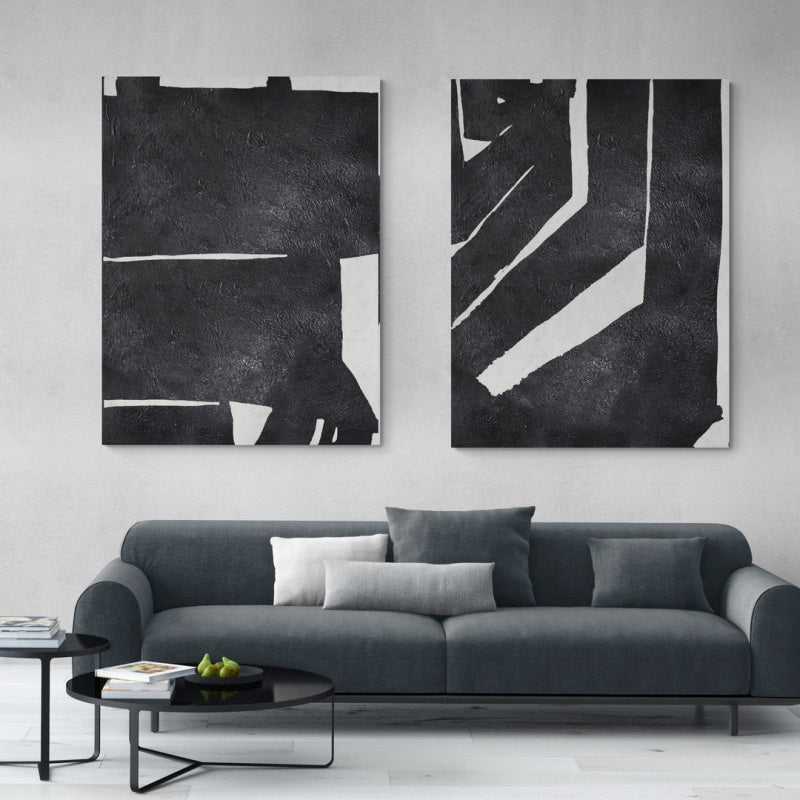 Heavy Set, Rolled Canvas / 90x120cm / 90x120cm