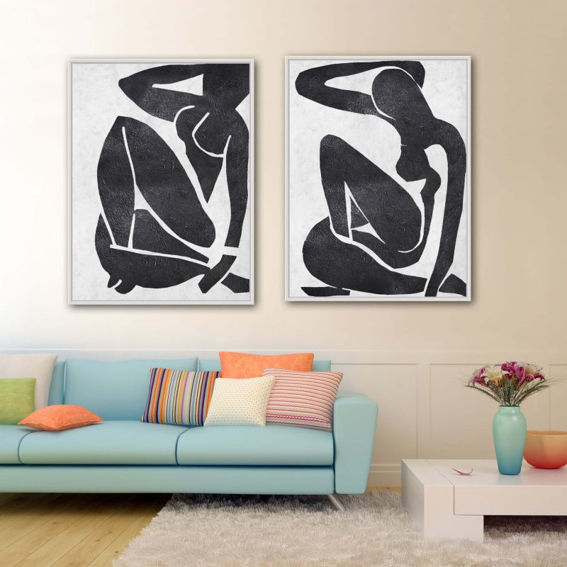 Noir Nu 2, White / 60x90cm / 60x90cm