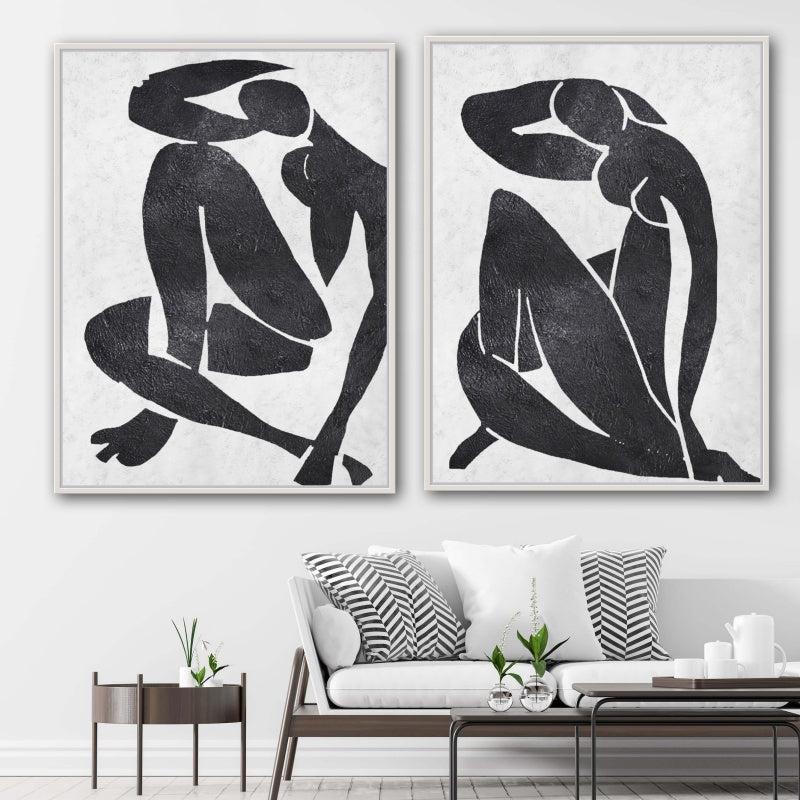 Noir Nu 3, Black / 90x120cm / 90x120cm