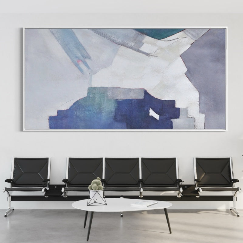 Chaser Of Light 2, Black And Silver / 140x280cm
