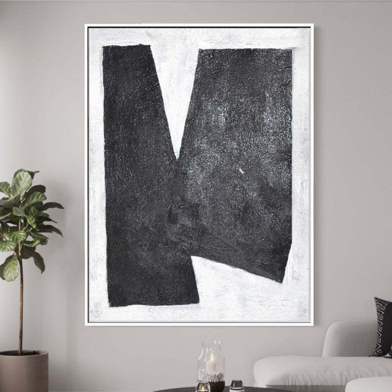 Rigid, Black / 60x90cm