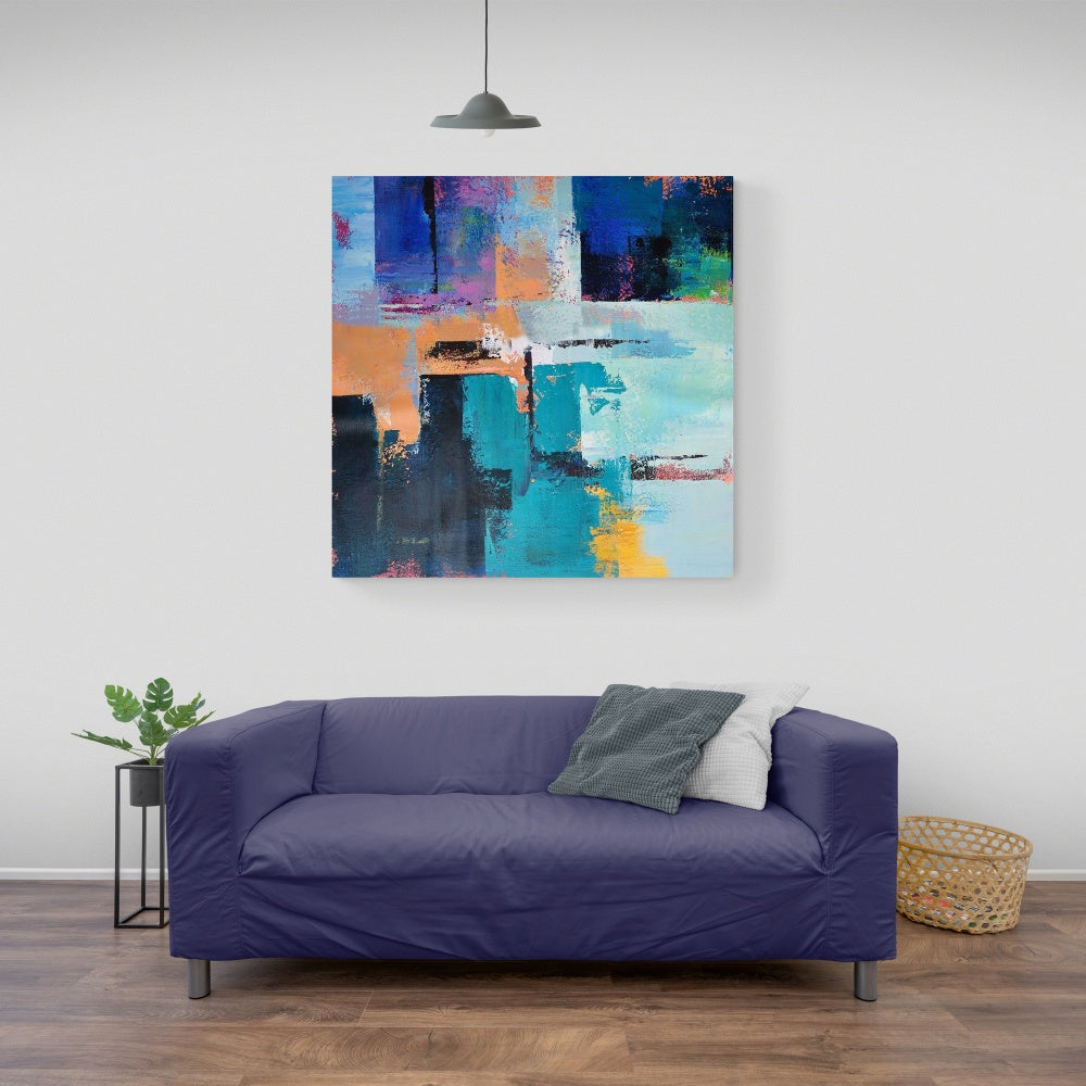 Experience, 90x90cm / Champagne