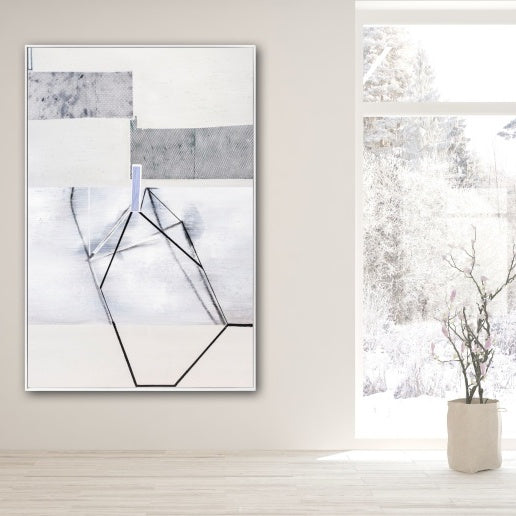 Real Snowflakes - Artistic Creations By Kline Collective, Rolled Canvas / 80x120cm